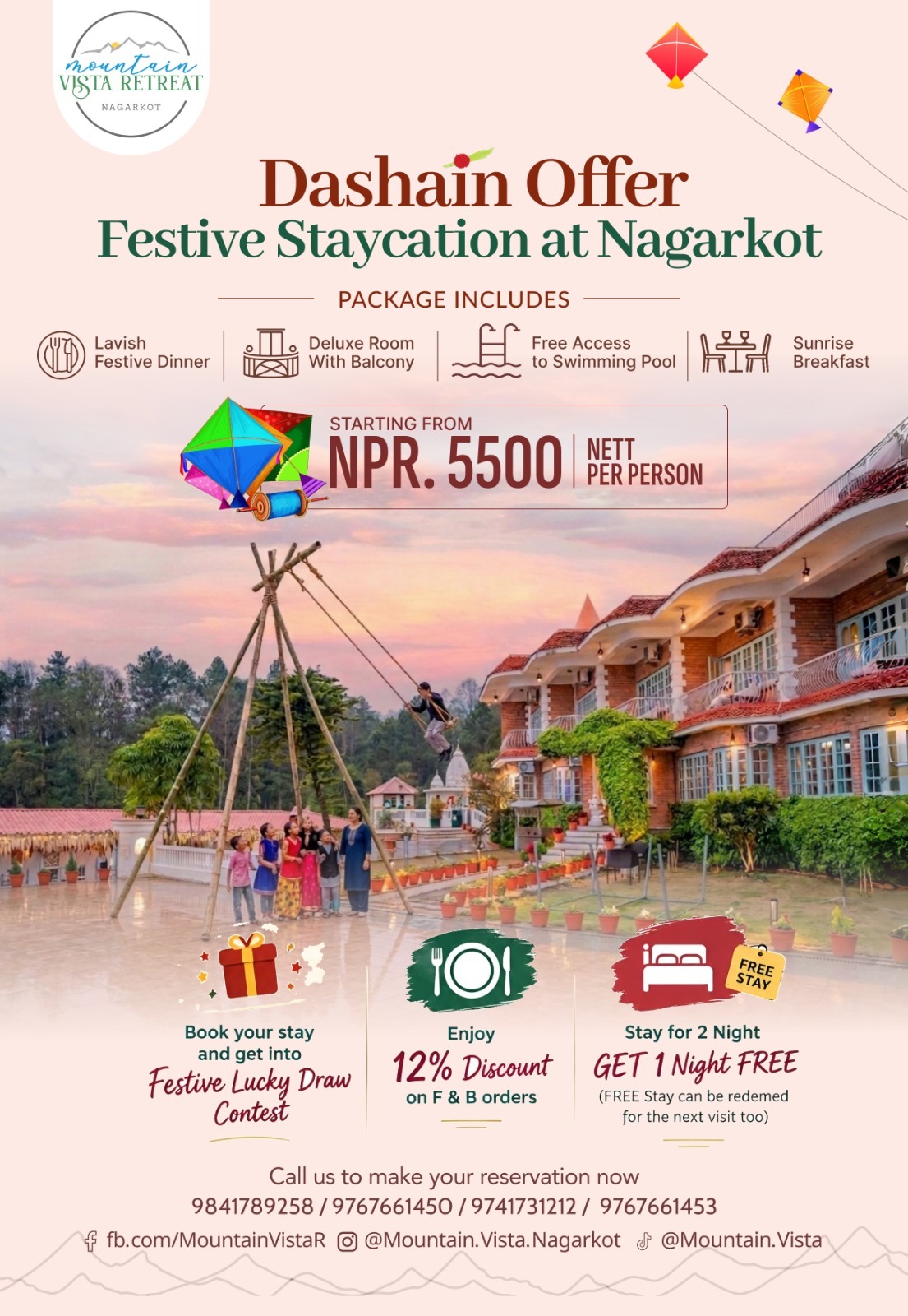 Dashain Festive Staycation - NPR 5500